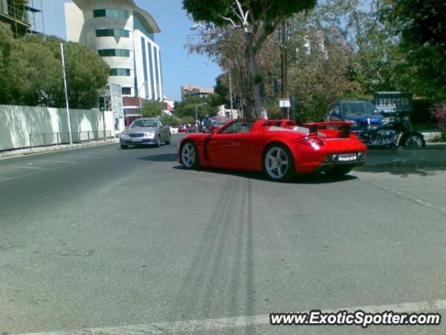 Porsche Carrera GT spotted in Cyprus - Limassol, Greece