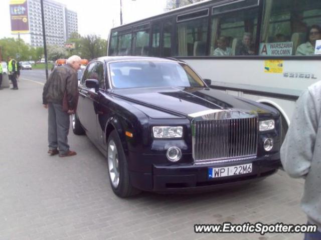 Rolls Royce Phantom spotted in Warsaw, Poland