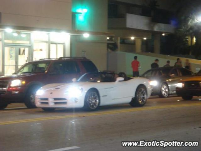 Dodge Viper spotted in Miami, Florida