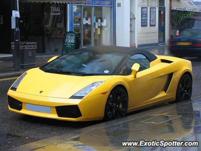 Lamborghini Gallardo spotted in London, United Kingdom