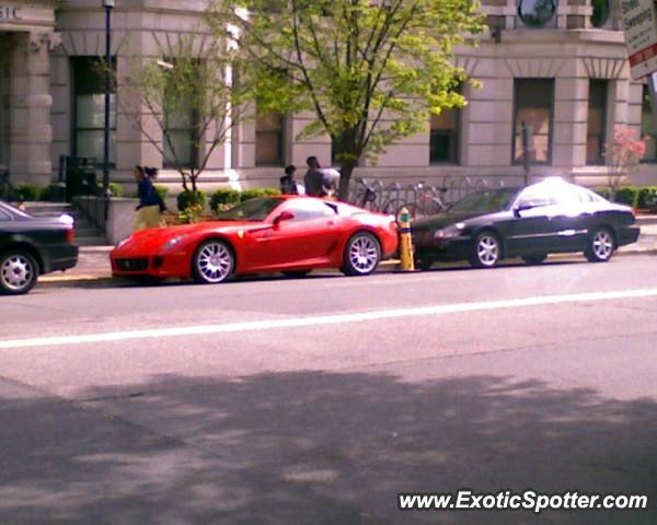 Ferrari 599GTB spotted in Boston, Maryland