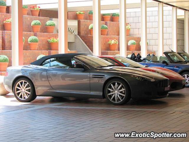 Aston Martin DB9 spotted in Barcelona, Spain