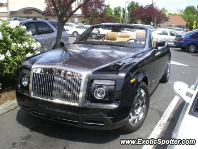 Rolls Royce Phantom spotted in Bellevue, Washington
