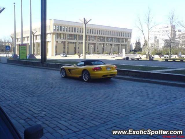 Dodge Viper spotted in Vilnius, Lithuania