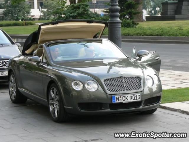 Bentley Continental spotted in Budapest, Hungary