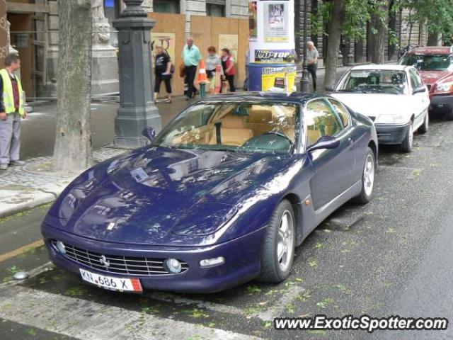 Ferrari 456 spotted in Budapest, Hungary