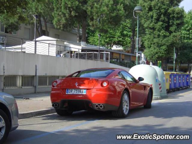 Ferrari 599GTB spotted in Lignano, Italy