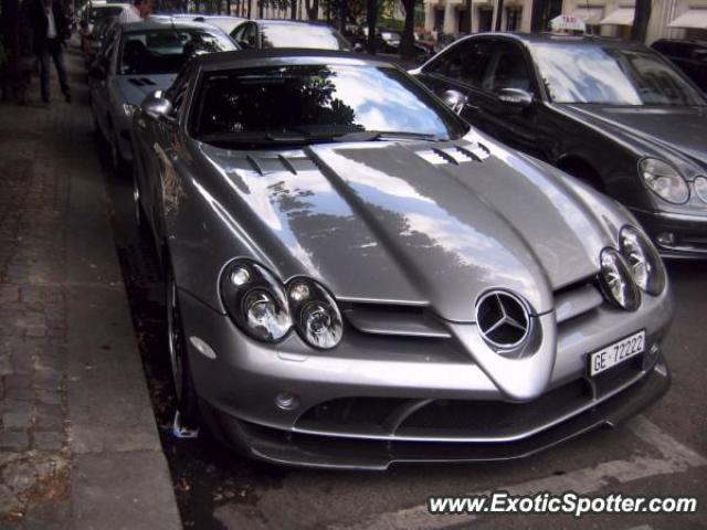 Mercedes SLR spotted in Paris, France