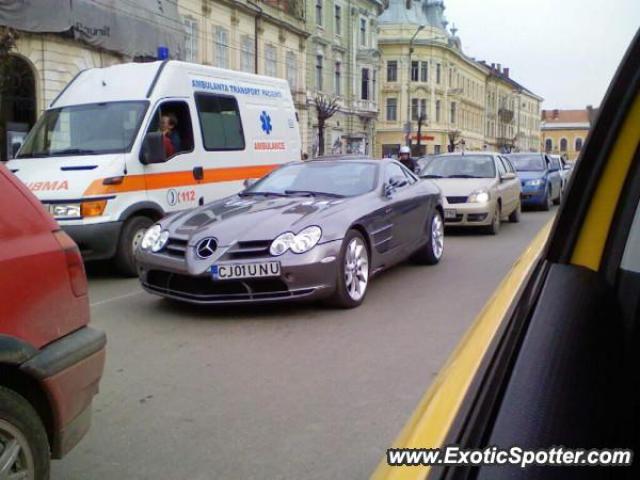 Mercedes SLR spotted in Cluj, Romania