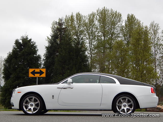 Rolls Royce Wraith spotted in Bellevue, Washington