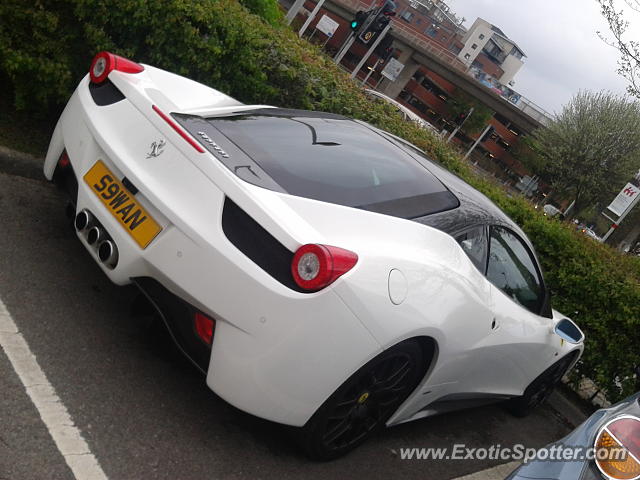 Ferrari 458 Italia spotted in Swansea, United Kingdom