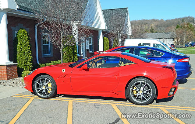 Ferrari California spotted in Pittsford, New York