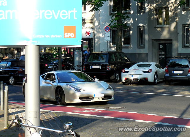 Ferrari 458 Italia spotted in Düsseldorf, Germany