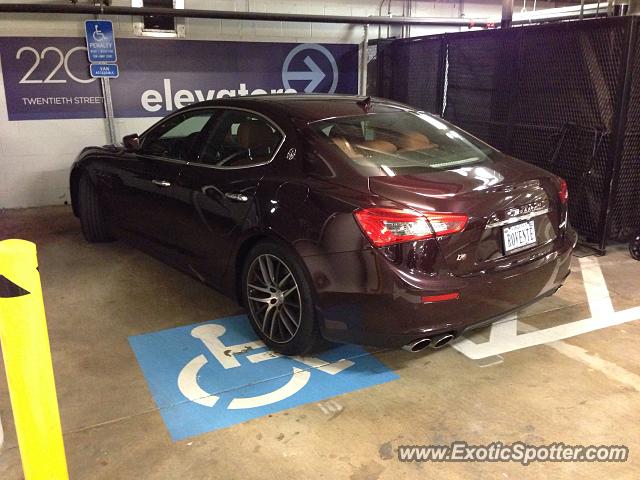 Maserati Ghibli spotted in Arlington, Virginia