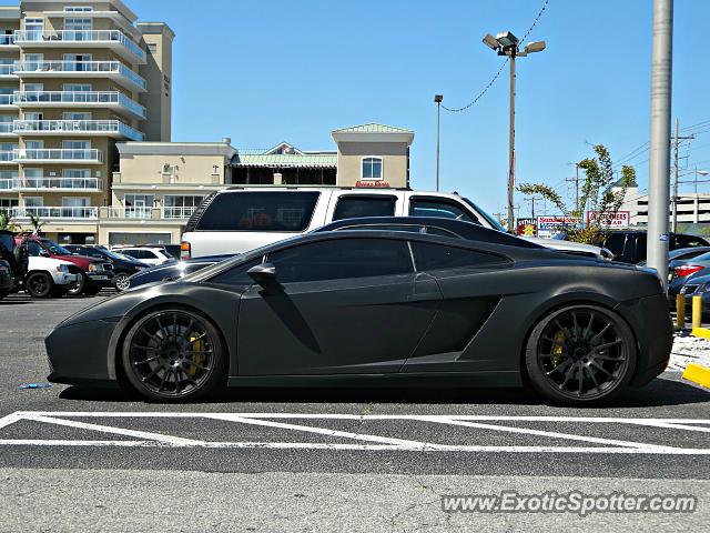 Lamborghini Gallardo spotted in Ocean City, Maryland