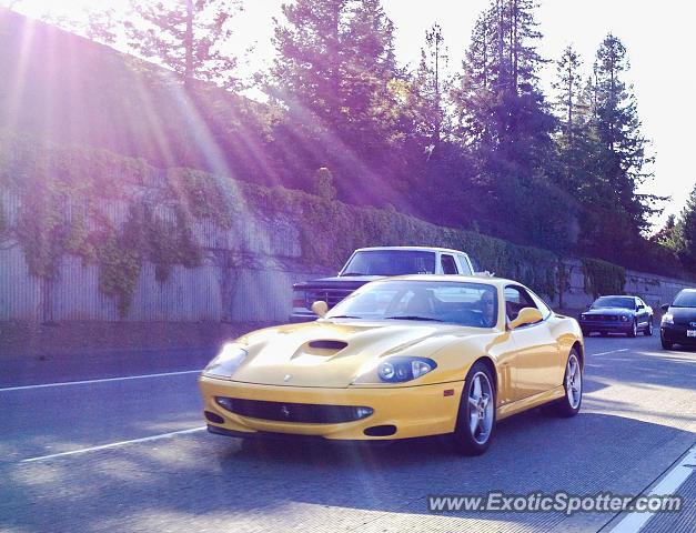 Ferrari 550 spotted in Saratoga, California
