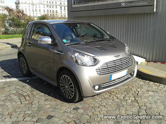 Aston Martin Cygnet spotted in Paris, France