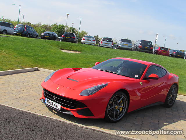 Ferrari F12 spotted in Castletown, United Kingdom