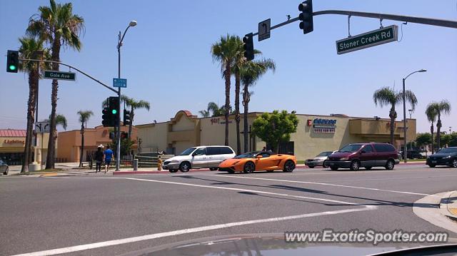 Lamborghini Gallardo spotted in Rowland Heights, California