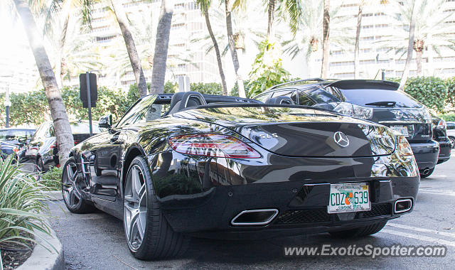 Mercedes SLS AMG spotted in Bal Harbor, Florida