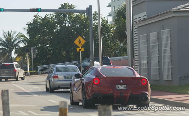 Ferrari F12 spotted in Miami, Florida