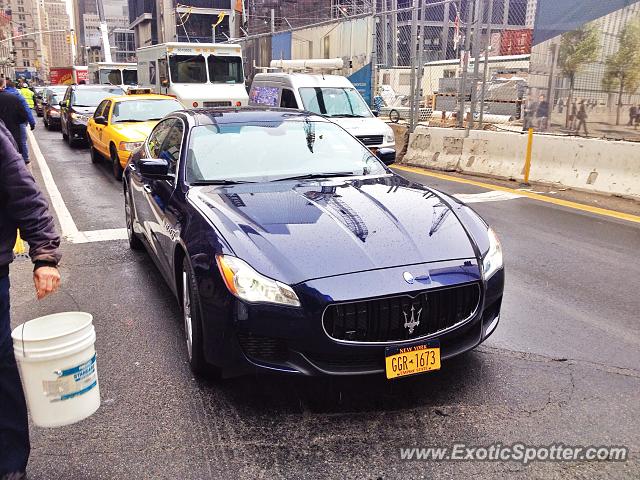 Maserati Quattroporte spotted in New York, New York