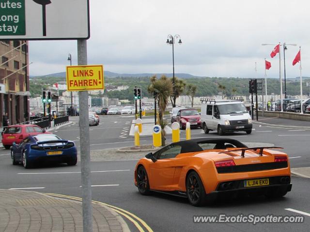 Lamborghini Gallardo spotted in Douglas, United Kingdom