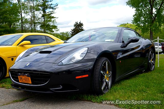 Ferrari California spotted in Lakeville, Connecticut