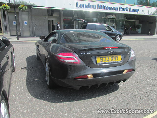 Mercedes SLR spotted in London, United Kingdom