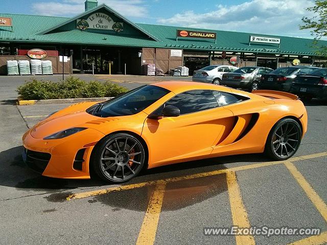 Mclaren MP4-12C spotted in Montreal, Canada