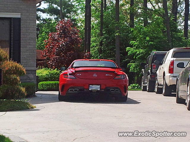 Mercedes SLS AMG spotted in Windsor, Ontario, Canada