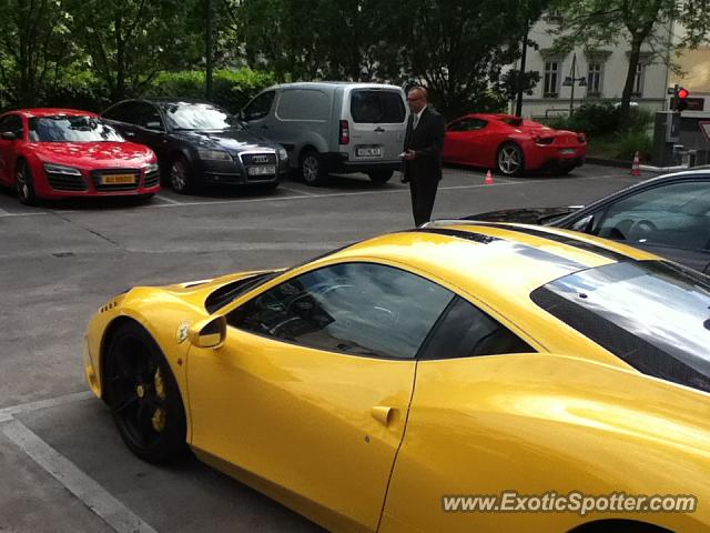 Ferrari 458 Italia spotted in Wiesbaden, Germany