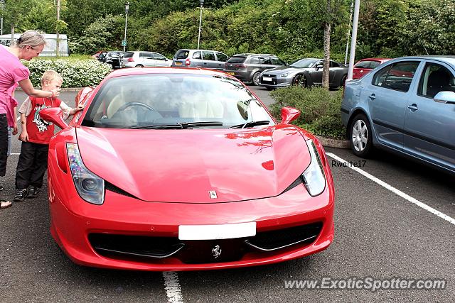 Ferrari 458 Italia spotted in Lisburn, United Kingdom