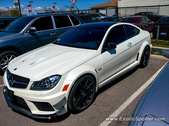 Mercedes C63 AMG Black Series spotted in Toronto Ontario, Canada