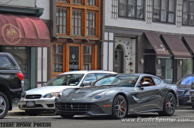 Ferrari F12 spotted in Greenwich, Connecticut