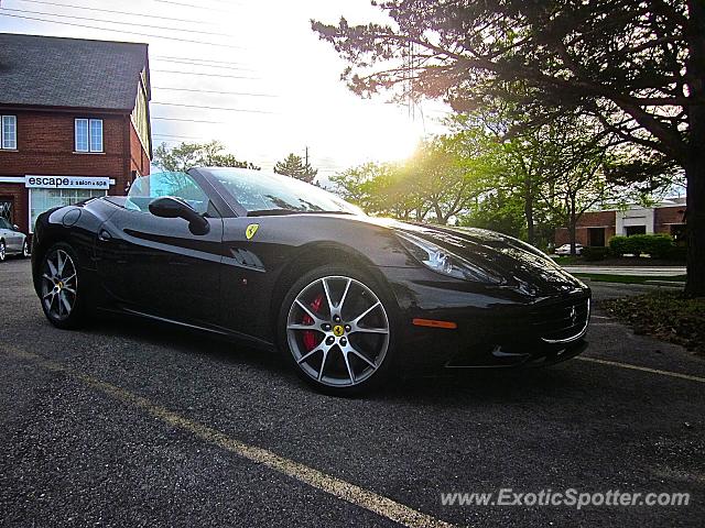 Ferrari California spotted in Northfield, Illinois