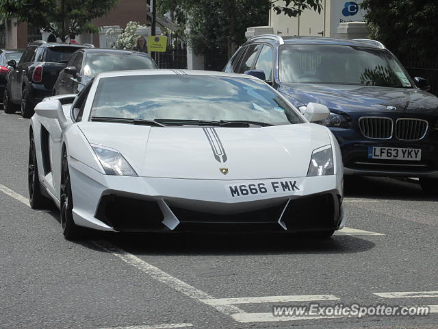 Lamborghini Gallardo spotted in London, United Kingdom