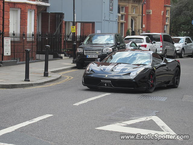 Ferrari 458 Italia spotted in London, United Kingdom
