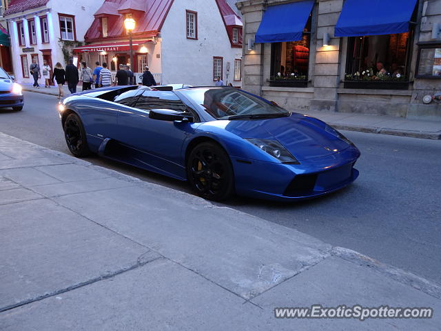 Lamborghini Murcielago spotted in Old Quebec city, Canada