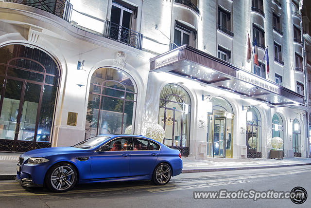 BMW M5 spotted in Paris, France