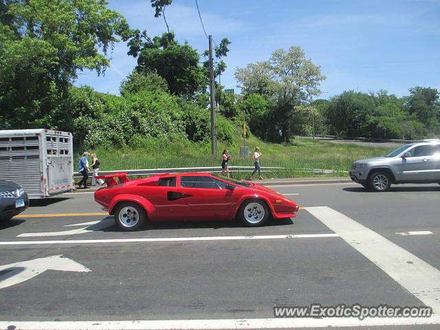 Lamborghini Countach spotted in Greenwich, Connecticut