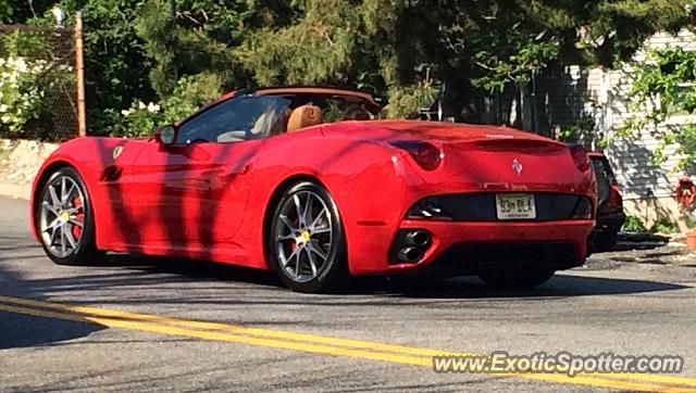Ferrari California spotted in Edgewater, New York