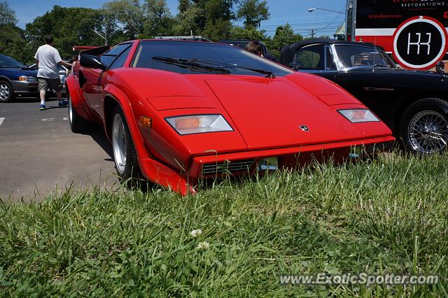 Lamborghini Countach spotted in Greenwich, Connecticut