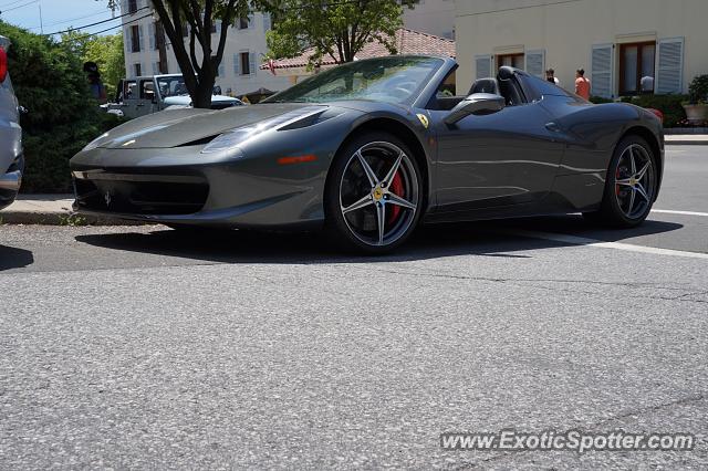 Ferrari 458 Italia spotted in Greenwich, Connecticut