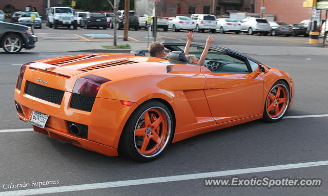 Lamborghini Gallardo spotted in Denver, Colorado