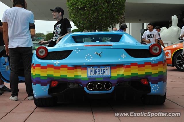 Ferrari 458 Italia spotted in South Beach, Florida