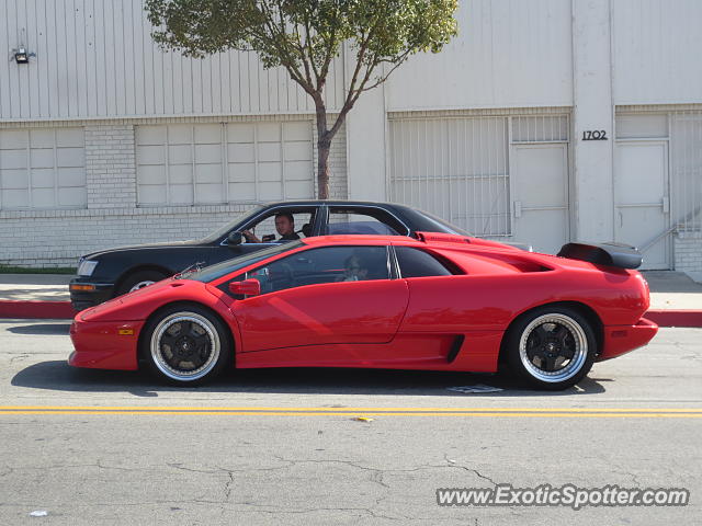 Lamborghini Diablo spotted in San Gabriel, California