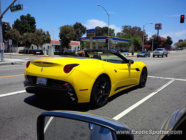 Ferrari California spotted in Torrance, California