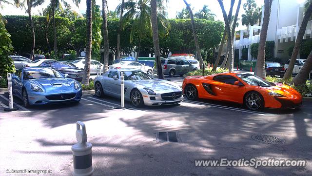 Mercedes SLS AMG spotted in Miami Beach, Florida