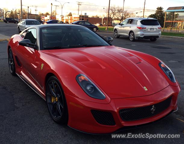 Ferrari 599GTO spotted in Montreal, Canada